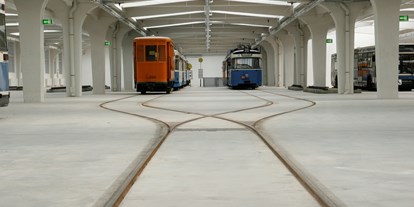 Eventlocation - gut erreichbar mit: Auto - München - Impressionen Halle  - MVG Museum München