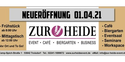 Eventlocation - Köln, Bonn, Eifel ... - Zur Heide Event