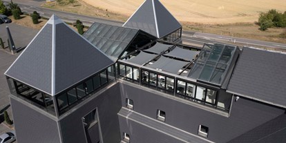 Eventlocation - Raumgröße: Dachterrasse - Pyramide Mainz