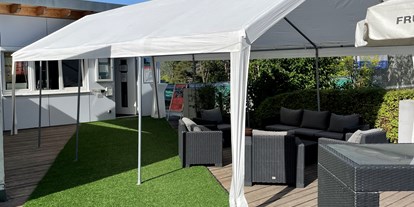 Eventlocation - geeignet für: Feier - Schwäbische Alb - Lounge-Terrasse  - GolfKultur Stuttgart