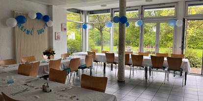 Eventlocation - Raumgröße: Terrasse - Region Schwaben - Cafeteria Melber