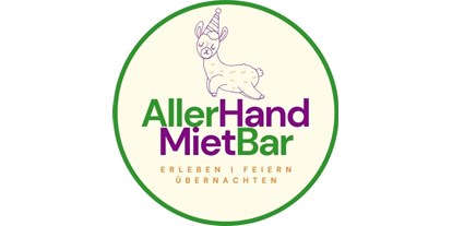 Eventlocation - Technische Ausstattung: Leinwand - Das Logo der AllerHand MietBar - AllerHand MietBar