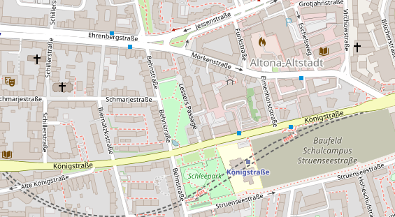 Location auf Satellitenbild