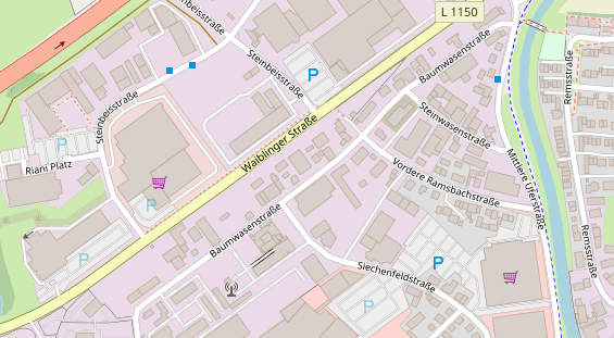 Location auf Satellitenbild