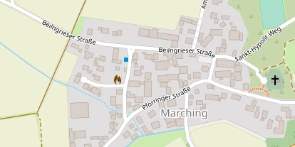 Location auf Satellitenbild
