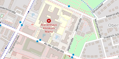 Location auf Satellitenbild