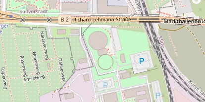 Location auf Satellitenbild