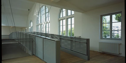 Eventlocation - Art der Location: Industriehalle - Schwabhausen (Landkreis Dachau) - Brücke zwischen Galerie I und Galerie II  - MVG Museum München