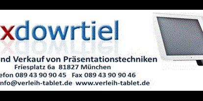 Eventlocation - PLZ 85540 (Deutschland) - Verleih von iPads - Verleihhaus.de