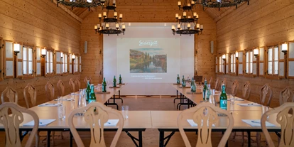 Eventlocation - Art der Location: Restaurant - Österreich - Almdorf Seinerzeit_Feststadl_U-Form - Almdorf Seinerzeit