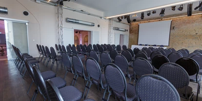 Eventlocation - öffentliche Veranstaltungen - Töplitz - Fabriksaal mit Seminarbestuhlung (150 m²) - Lendelhaus & Historische Saftfabrik