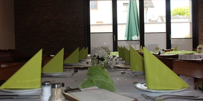 Eventlocation - private Veranstaltungen - Bad Homburg vor der Höhe - Gerne decken wir die Tische nach Ihren Wünschen ein.  - Ratskeller Lotz 