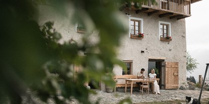 Eventlocation - Art der Location: Fotolocation - Südtirol - Bozen - Garten - Felder Alpin Lodge 