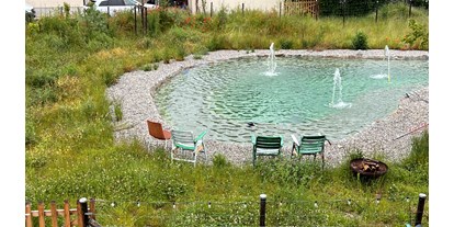 Eventlocation - geeignet für: Sommerfest - Unterföhring - Aussenbereich, Feuerschale, Teich - Kunstwerke Dachau 