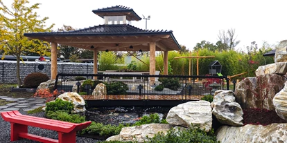 Eventlocation - Art der Location: Veranstaltungsraum - Baden-Württemberg - Koi Teich am Teehaus - Japanhaus Eventlocation - Artur Schulz