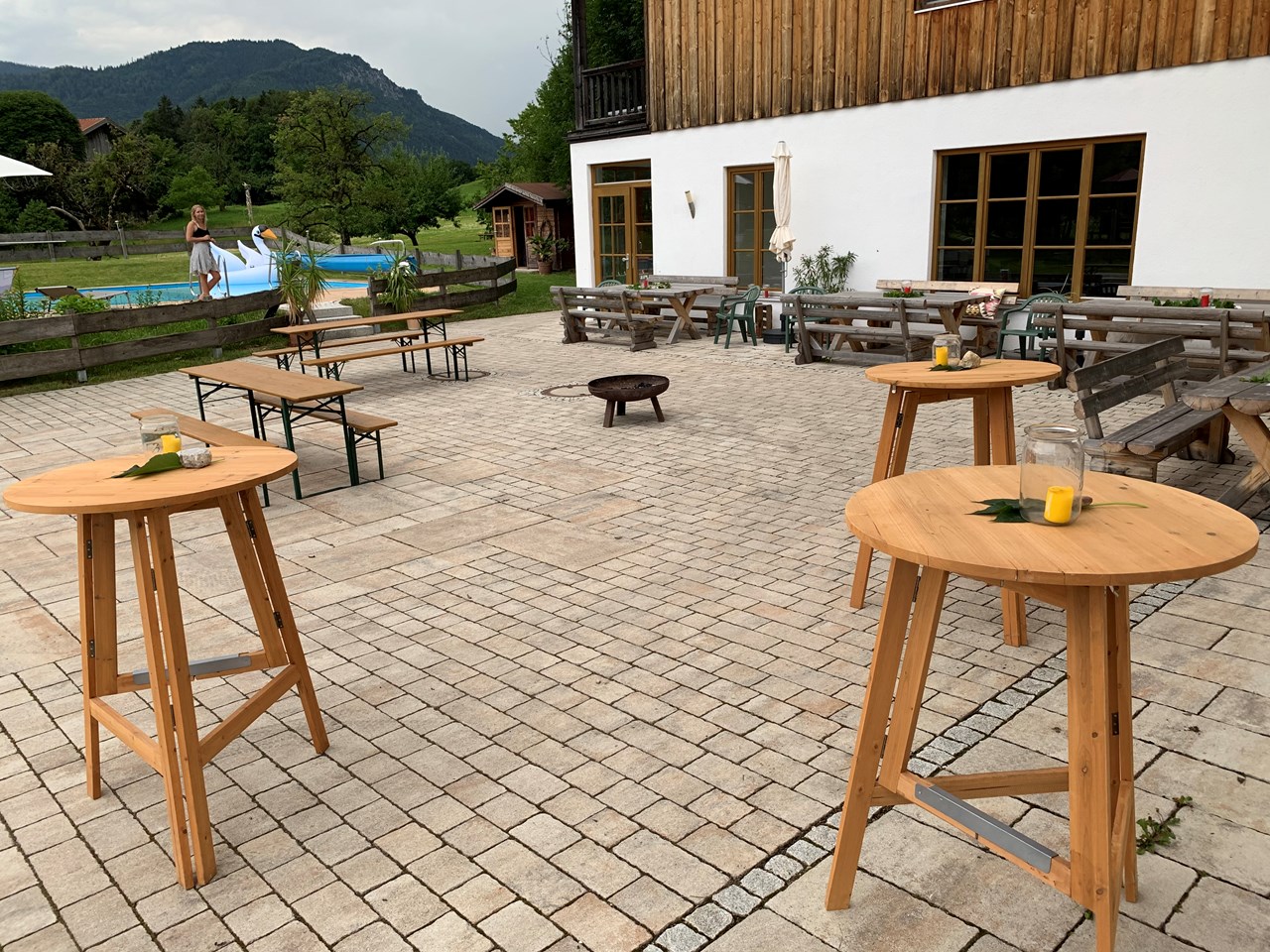Sonnenhof Marquartstein Hier finden sie all unsere Räume mit Beschreibungen Grosse Außenterrasse