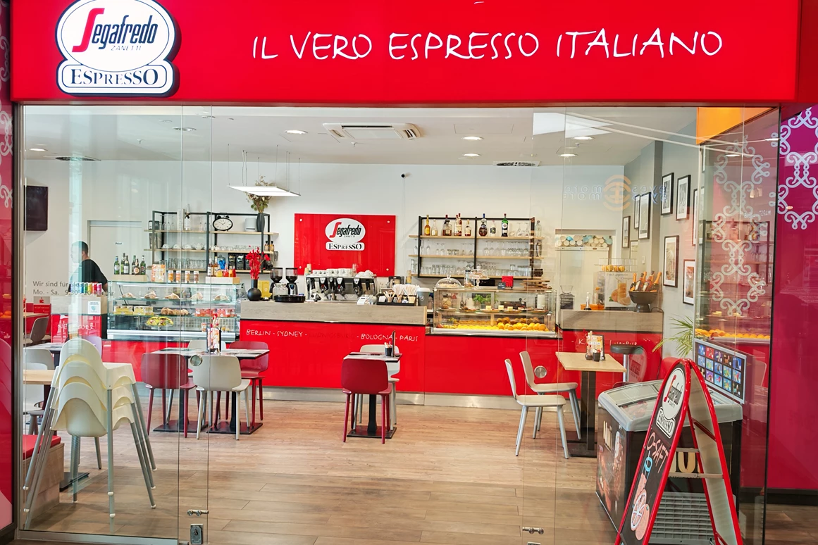 Location: Segafredo Eingang vom Marstall Center - Segafredo Espresso Bar Ludwigsburg – Die flexible Eventlocation