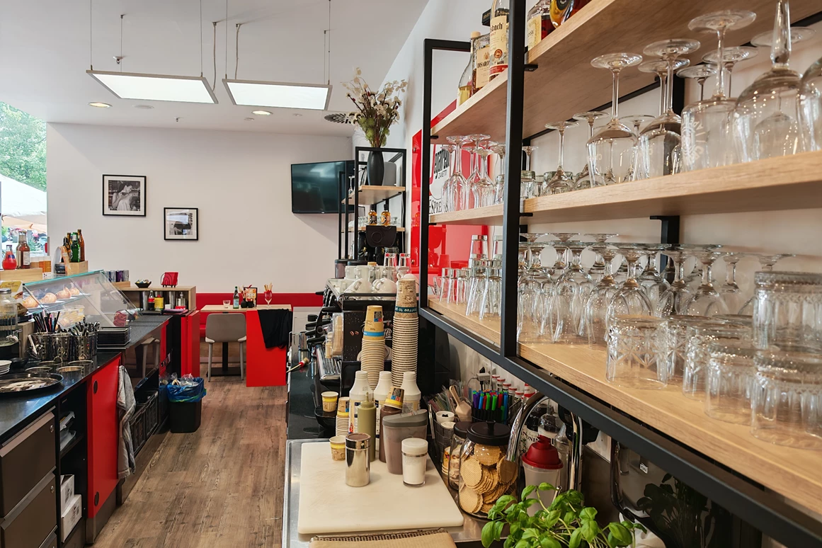 Location: Segafredo hinter der Theke - Segafredo Espresso Bar Ludwigsburg – Die flexible Eventlocation