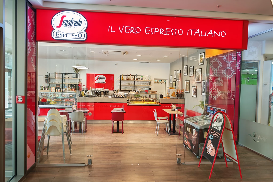 Location: Segafredo 1. Eingang vom Marstallcenter aus. - Segafredo Espresso Bar Ludwigsburg – Die flexible Eventlocation