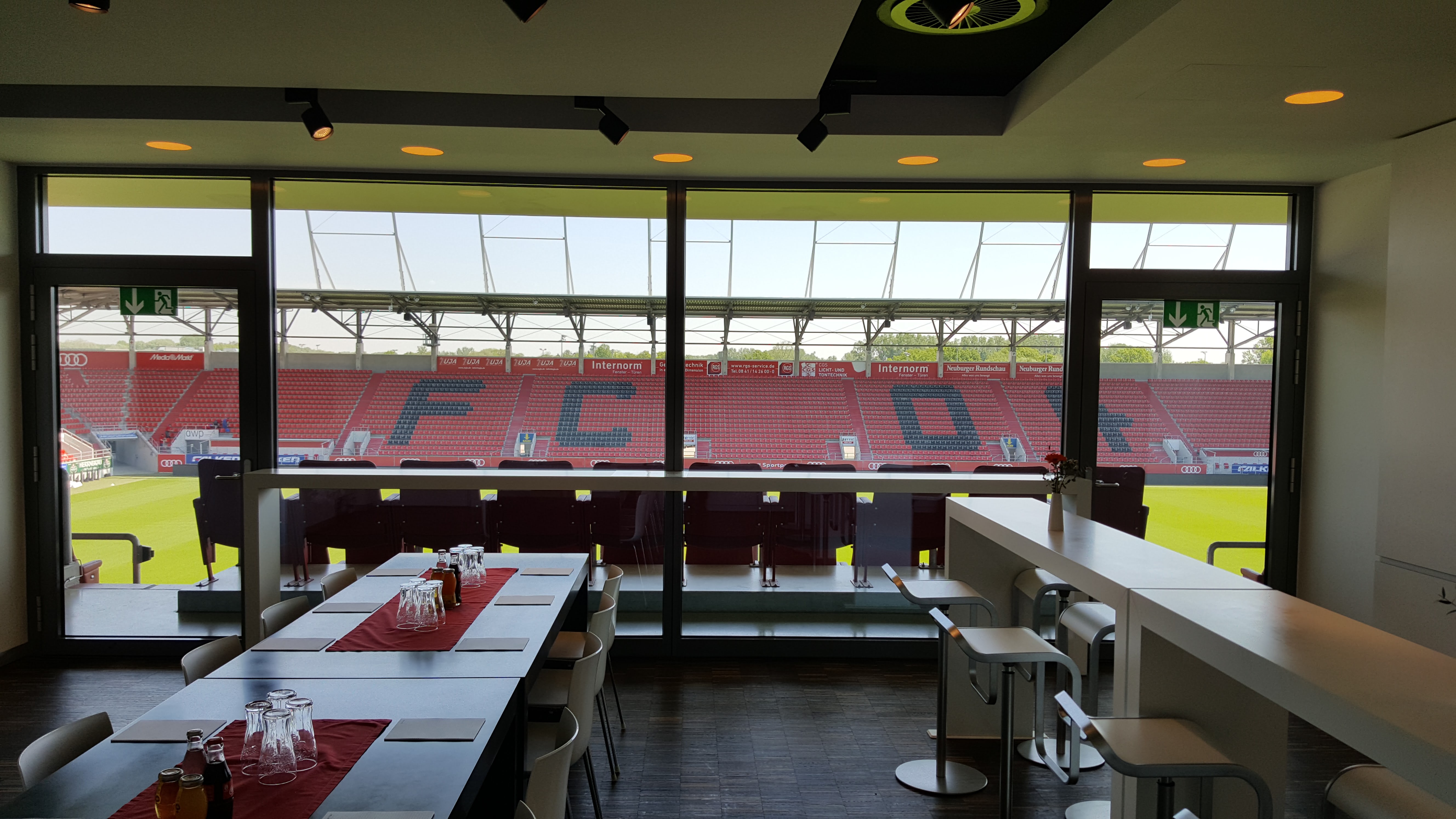 Audi Sportpark Hier finden sie all unsere Räume mit Beschreibungen Schanzer Loge