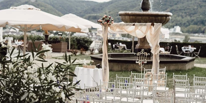 Eventlocation - geeignet für: Event - Rheinland-Pfalz - Trauung im wunderschönen Innenhof mit Aussicht in das Mittelrheintal - Schloss Arenfels