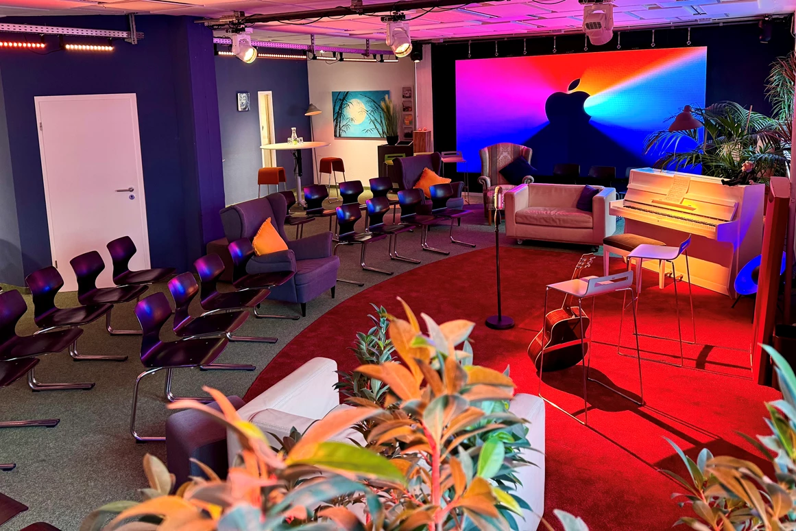 Location: Prismeo Showroom mit 60 Plätzen für Sofakonzerte - Prismeo LAB | EVENTS | STUDIO