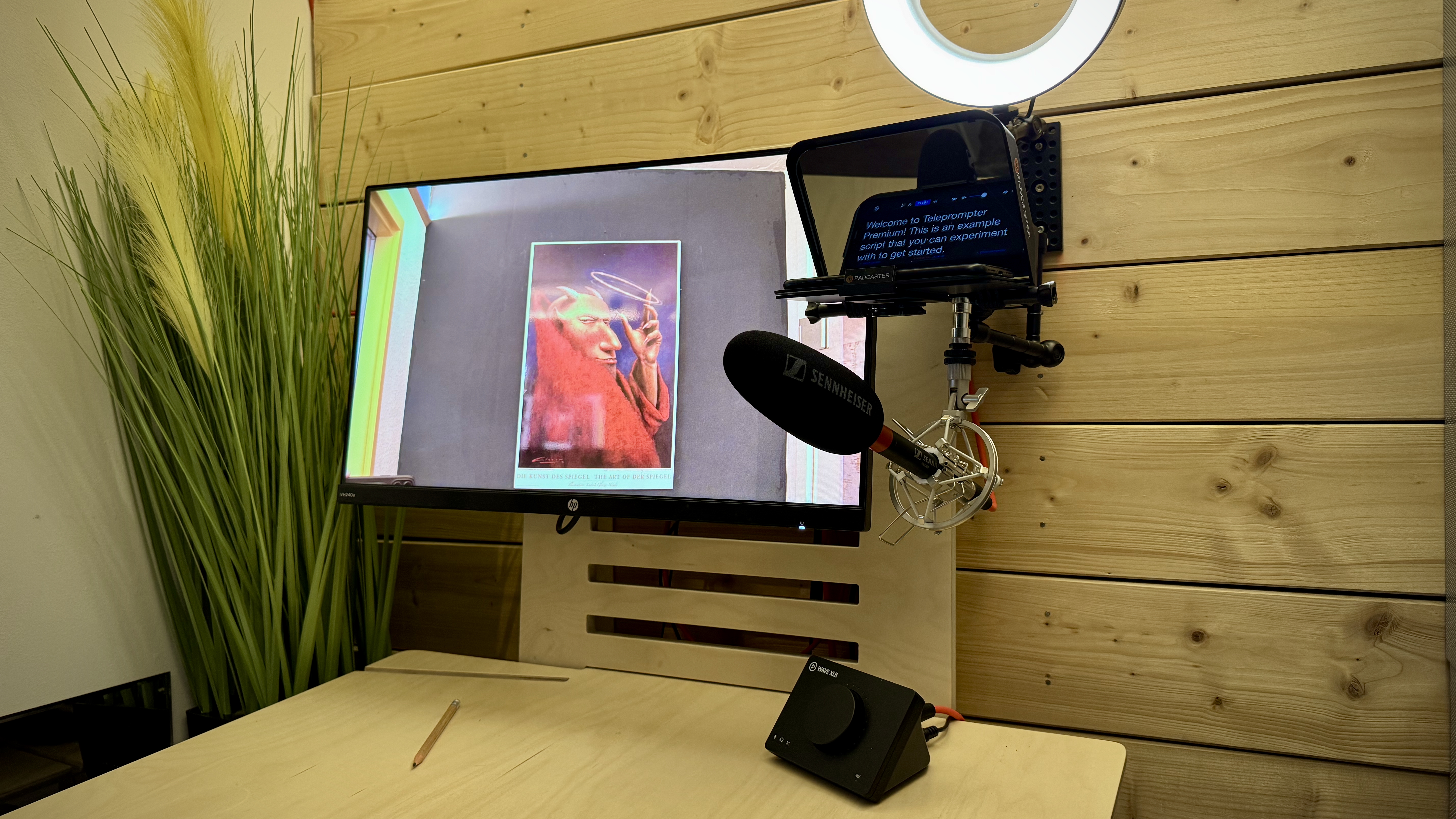 Location: Prismeo Box mit Kamera und Teleprompter für Live Feedback - Prismeo LAB | EVENTS | STUDIO