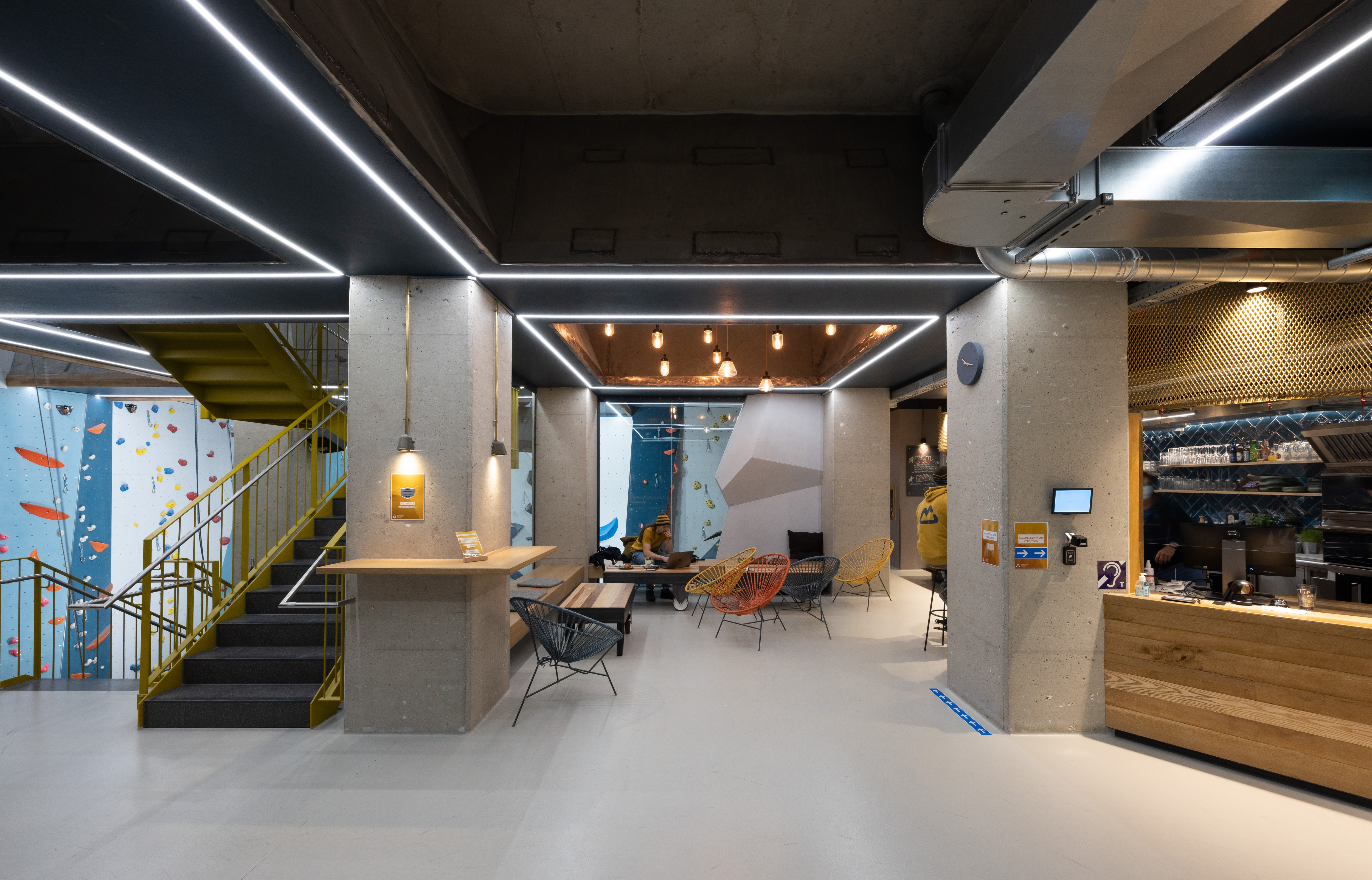 Eventlocation - PLZ 85622 (Deutschland) - Bistrobereich - Heavens Gate Klettern & Bouldern