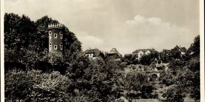 Eventlocation - Sachsen-Anhalt Süd - Blick auf den Pfefferberg um 1910 - Hillerturm